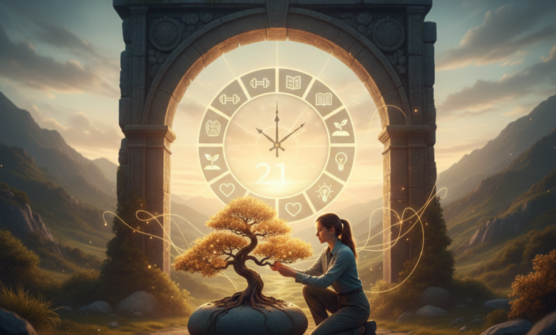 كيف تبني عادات إيجابية تستمر مدى الحياة؟ (قاعدة 21 يوم)